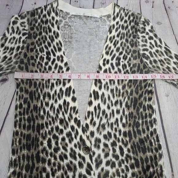 Twelfth Street By Cynthia Vincent Leopard Cardigan - Picture 11 of 15